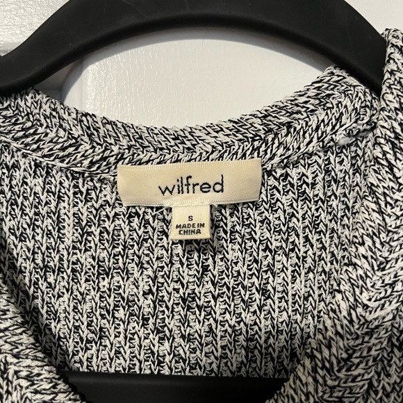 Wilfred Knit Sweater Sleeveless Salt and Pepper - Picture 3 of 3